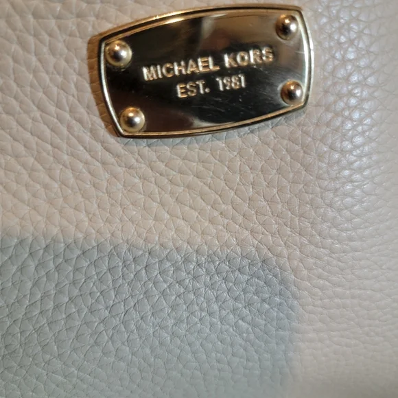 Pre-owned leather Michael Kors two handle beidge/cream satchel - Picture 16 of 16